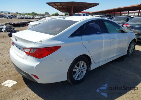 2014 Hyundai Sonata Gls from USA, damaged, VIN 5NPEB4AC8EH927158